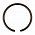 DIN 7993 Кольцо стопорное пружинное из круглой проволоки для валов A5 