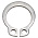DIN 471 Кольцо стопорное наружное для вала, цинк 35 x 1,5 