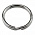 Кольцо для ключей круглое никель 30М