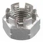 DIN 935-1 A2 A4  Гайка шестигранная корончатая