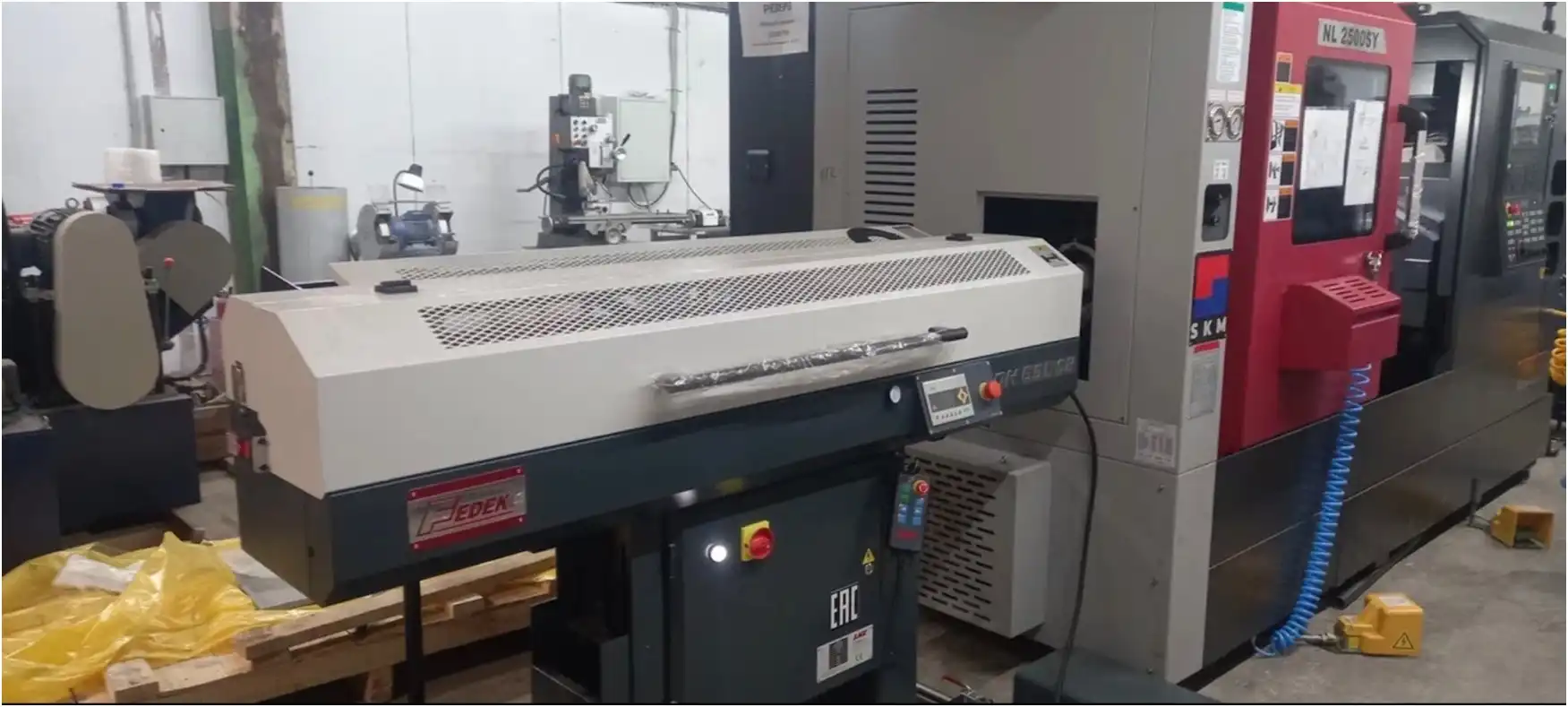 Фото «Трайв» установил новый токарный обрабатывающий центр SKM NL2500SY