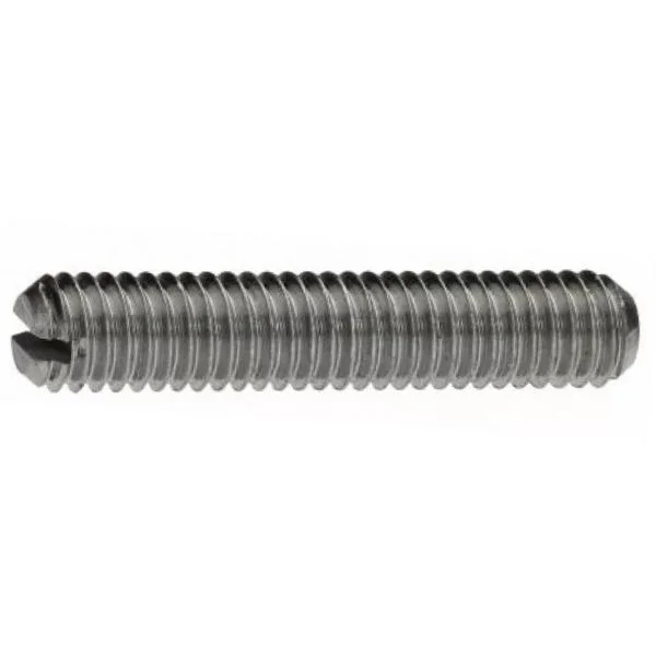DIN 551 14 H Винт установочный с прямым шлицем и плоским концом M 8 x 10 PU=K (100 шт.) Европа