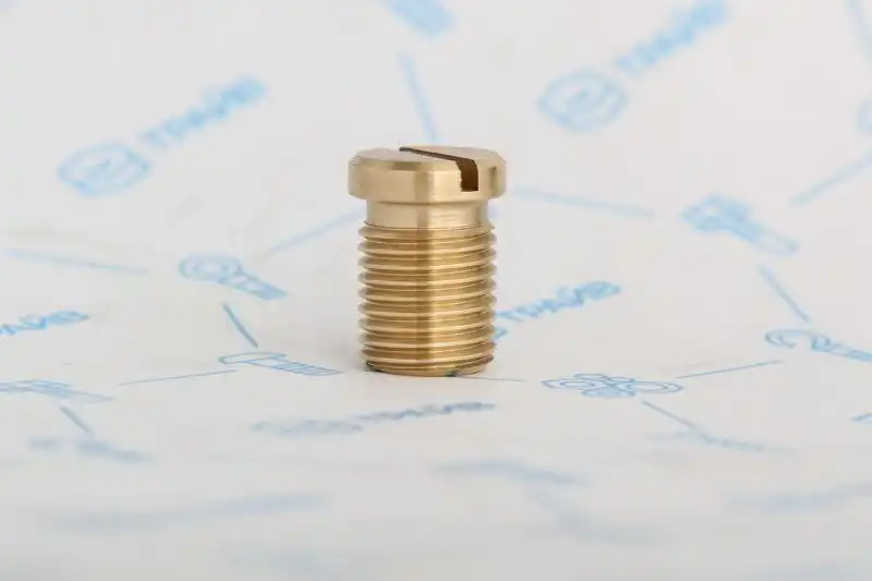 фото “Трайв” изготовил заглушки из латуни