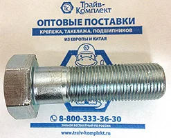 DIN 960 Болт с шестигранной головкой с метрической мелкой и супермелкой резьбой, неполная резьба 
