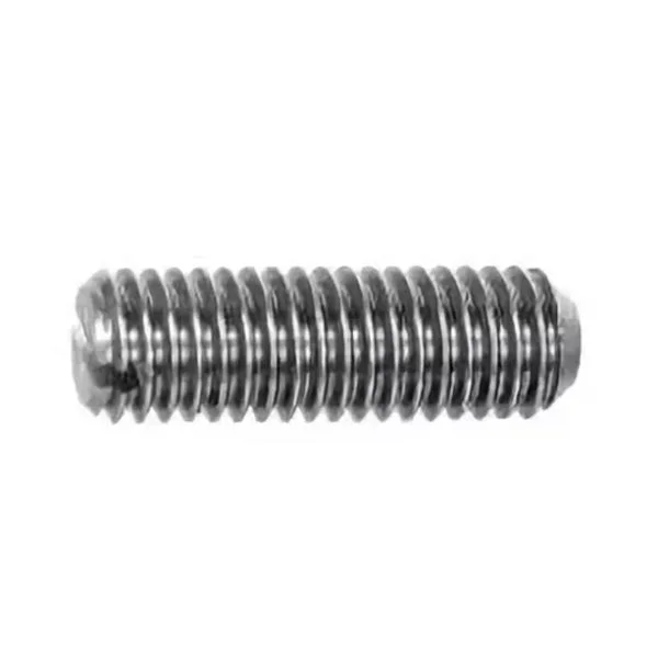 DIN 438 14 H Винт установочный с засверленным концом и прямым шлицем M 4 x 10