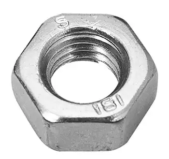 DIN 439 04 Гайка шестигранная низкая с фаской, цинк