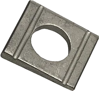 DIN 6918 Шайба косая квадратная клиновая с двумя проточками (8 Grad), для швеллеров