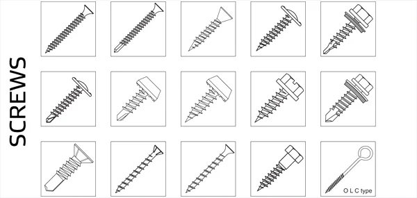 Metric screws