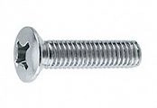 DIN 966 4.8 Винт с полупотайной головкой шлиц Phillips, Ц6.хр M 3 x 16 -H Россия