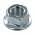DIN 6923 8 Гайка шестигранная с буртиком и рифлением, цинк M 12 