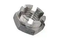 Гайка шестигранная корончатая DIN 937 A1 A2 A4 низкая
