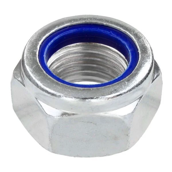 DIN 985 8 Гайка UNC шестигранная самоконтрящаяся, цинк 2 1/4''