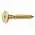 Шуруп мебельный с плоской головкой и внутренним шестигранником латунированный М6,3х100
