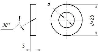 Шайбы ГОСТ 6402-70 по чертежам