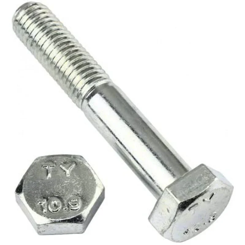 фото DIN 931 8.8 Болт с шестигранной головкой под ключ с неполной резьбой Hex Head Bolts (H)