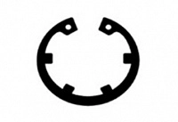 DIN 984 Кольцо стопорное пружинное внутреннее с лапками для отверстияъ