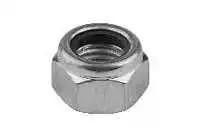 Гайка шестигранная самоконтрящеяся DIN 982 A2 A4 высокая, с неметаллической вставкой