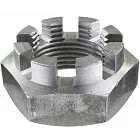 DIN 979 Гайка стальная корончатая низкая шестигранная