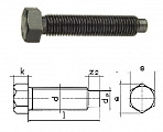 DIN 561 Form A 8.8 Винт с уменьшенной головкой и цапфой M 4 x 25 Россия