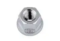 Гайка шестигранная высокая с фланцем DIN 6331 A1 A2 A4 высота = 1,5Xd
