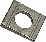 DIN 6918 Шайба косая квадратная клиновая с двумя проточками (8 Grad), для швеллеров