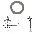 DIN 433 A2 Шайба плоская узкая 140 HV M 18 (19 x30 x2,5) Россия