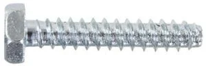 DIN 7976 F Саморез с шестигранной головкой с буртом и прямым шлицем