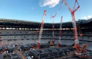 Строящийся олимпийский стадион в Токио не успевают построить к 2020 из-за нехватки метизов Строящийся олимпийский стадион в Токио не успевают построить к 2020 из-за нехватки метизов