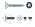 ISO 14586 A2 Form C Винт с потайной головкой шлиц TORX 3,5 x 22 -C -T15 