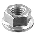 DIN 6923 8 Гайка шестигранная с буртиком и рифлением, цинк M 8 