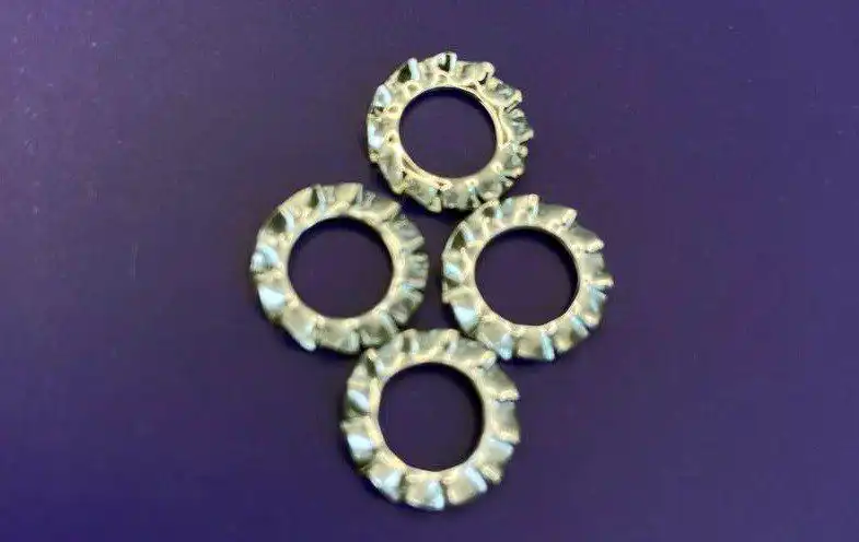 фото Производство пружинной шайбы DIN 6798 с цинковым покрытием 