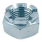 DIN 935 Гайка оцинкованная шестигранная корончатая