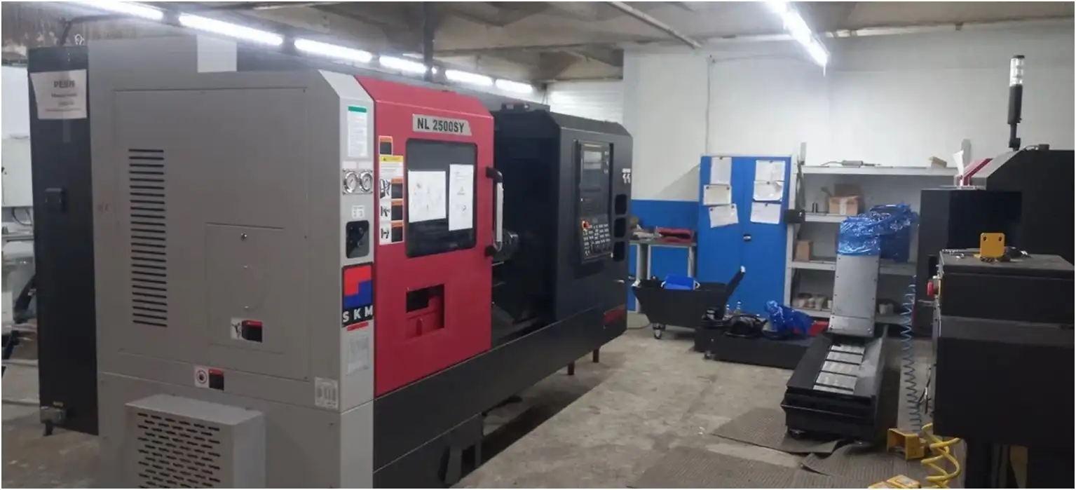 Фото «Трайв» установил новый токарный обрабатывающий центр SKM NL2500SY