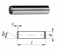 ГОСТ 3128-70 Штифт Цилиндрический Закаленный